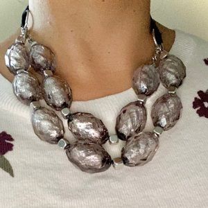 Needed ribbon necklace